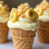 Banana Pudding Cheesecake Cones